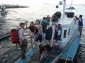 港よりボラカイ島へ移動船...